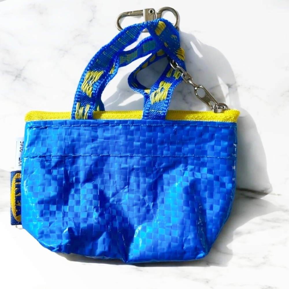 Ikea Mini Tote Bag Keychain